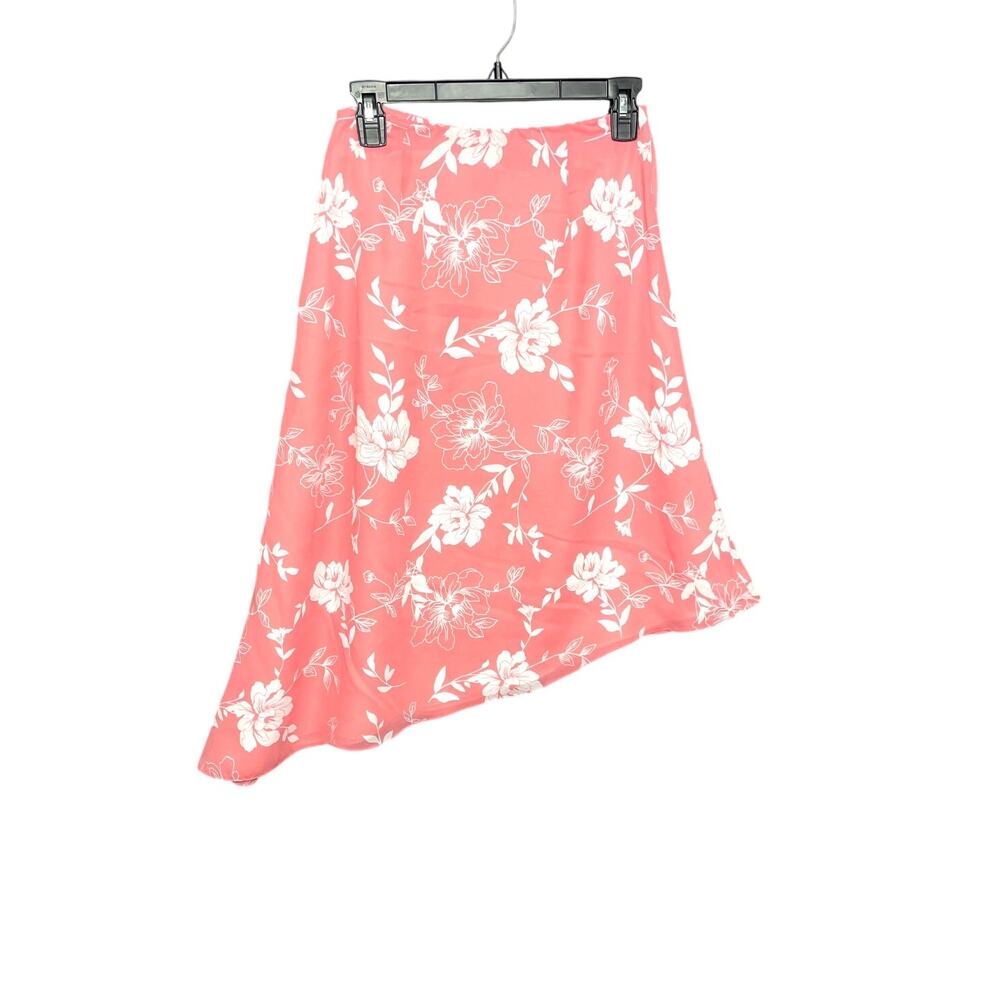 Dialogue Floral Asymmetrical Midi Skirt‎ Women’s Size Small Y2K Romantic